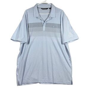 Travis Mathew Golf Short Sleeve Polo Shirt blue Black Men's Size XXL‎ 2XL